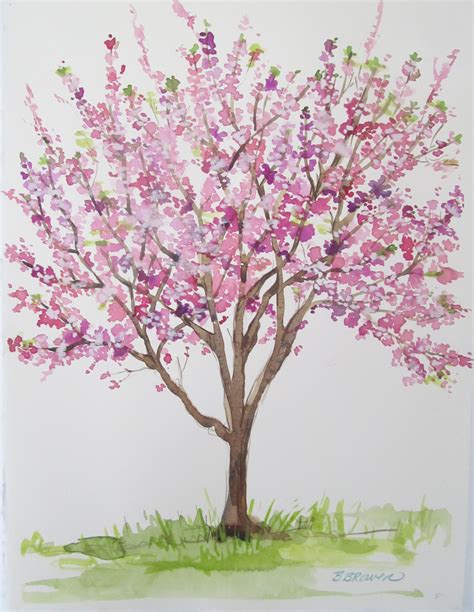 japanese cherry blossom watercolor|cherry blossom tree watercolor painting.